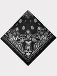 VINTAGE TEA CEREMONY BANDANA BLACK | Morowat Munich